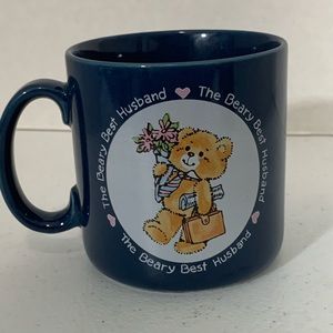 Vtg Applause 1985 Beary Best Husband Coffee Mug